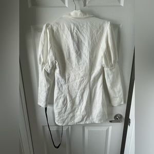 White blazer dress